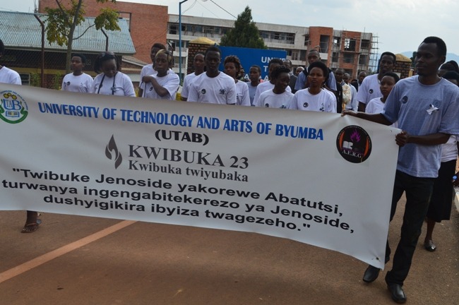 The 23rd Commemoration of Genocide against Tutsi at University of Technology and Arts of Byumba (UTAB)