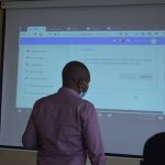 Training on how to use e-learning platform Moodle and UMIS