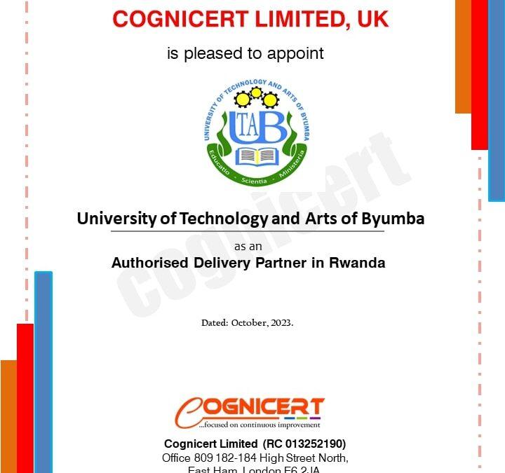 UTAB Has Signed a Partnership Agreement With COGNICERT Limited, UK