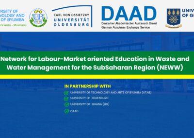 Network for Labour-Market oriented Education in Waste and Water Management for the SubSaharan Region (NEWW)