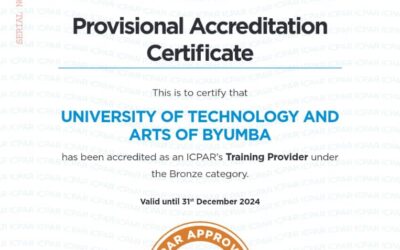 UTAB has been accredited as ICPAR’s Training Provider